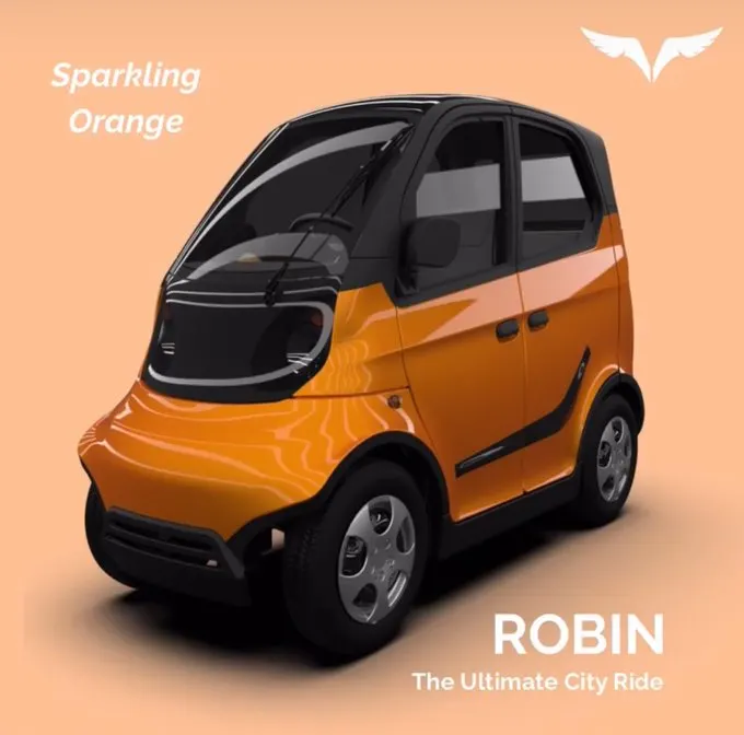 Wings EV Robin Price and Features  orange