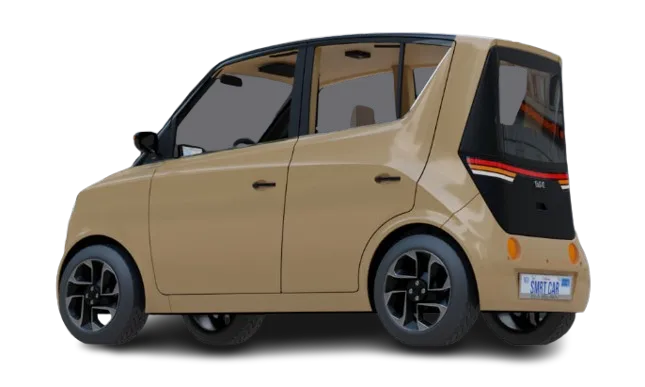PMV Electric Car Price And Features brown