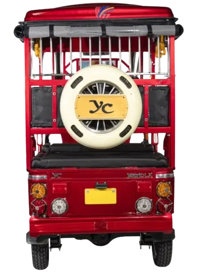 back side YC Electric Vehicle Yatri Rickshaw Price